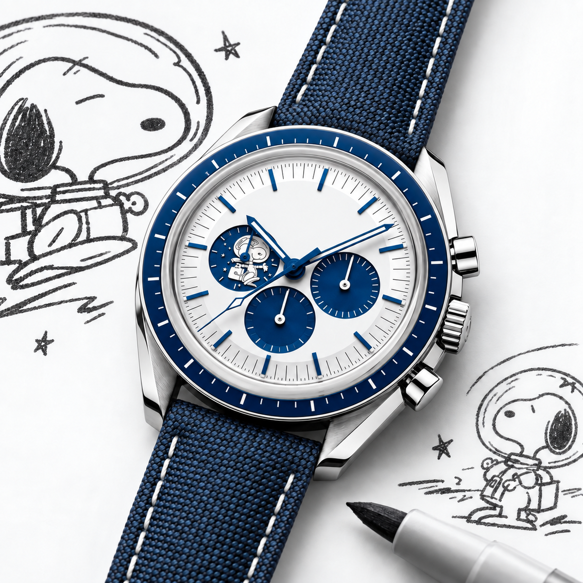 Speedmaster Silver Snoopy